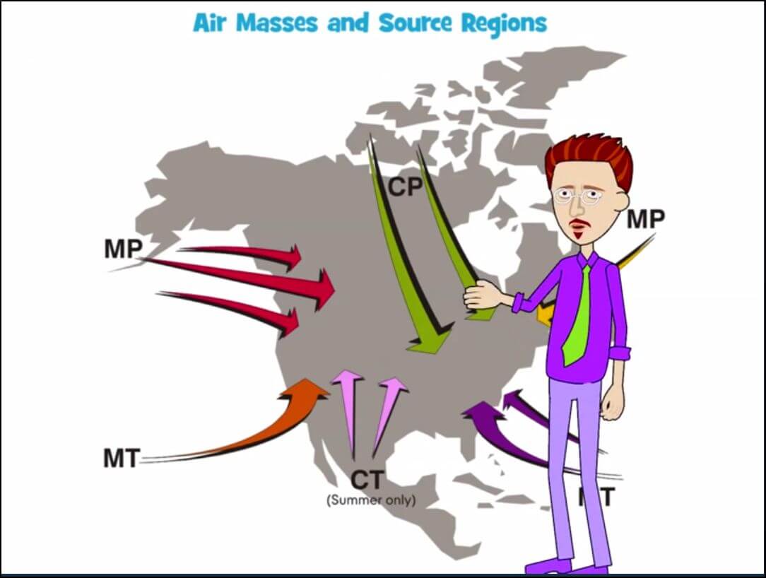 Rod Machado's Understanding Weather - Interactive eLearning Course on air masses and source regions.