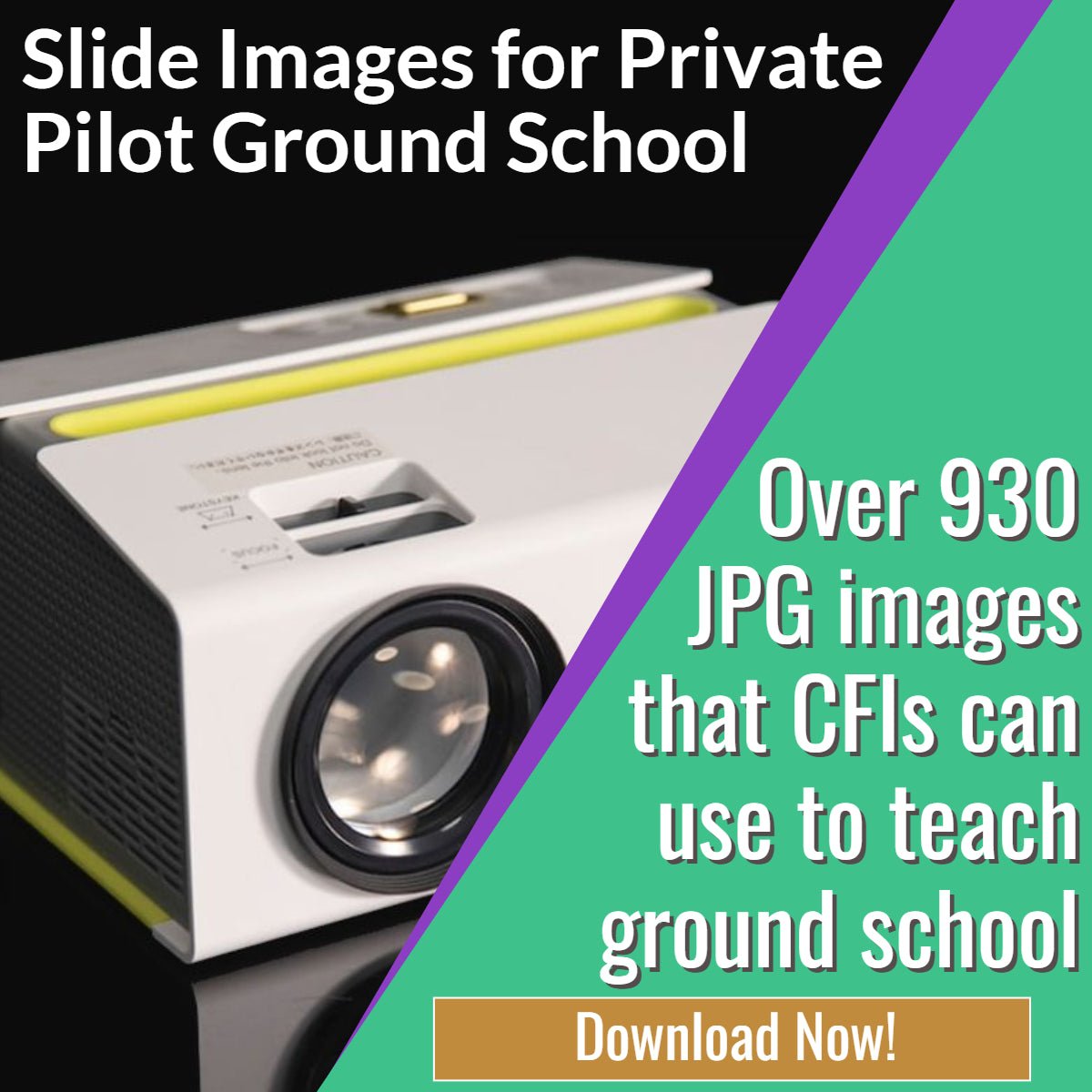 Slide Unique Private Pilot Ground School Images for Flight Instructors: Download ONLY by Rod Machado.