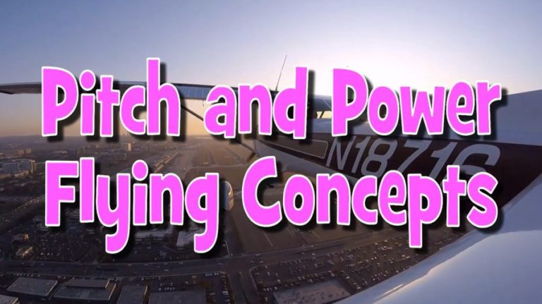 Pitch and power Rod Machado flying concepts.