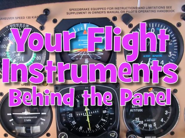 Your Rod Machado flight instruments behind the panel.